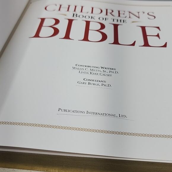 Children’s Book Of The Bible 1998 Vintage Illustrated Gold Edges Made In USA - Picture 9 of 16